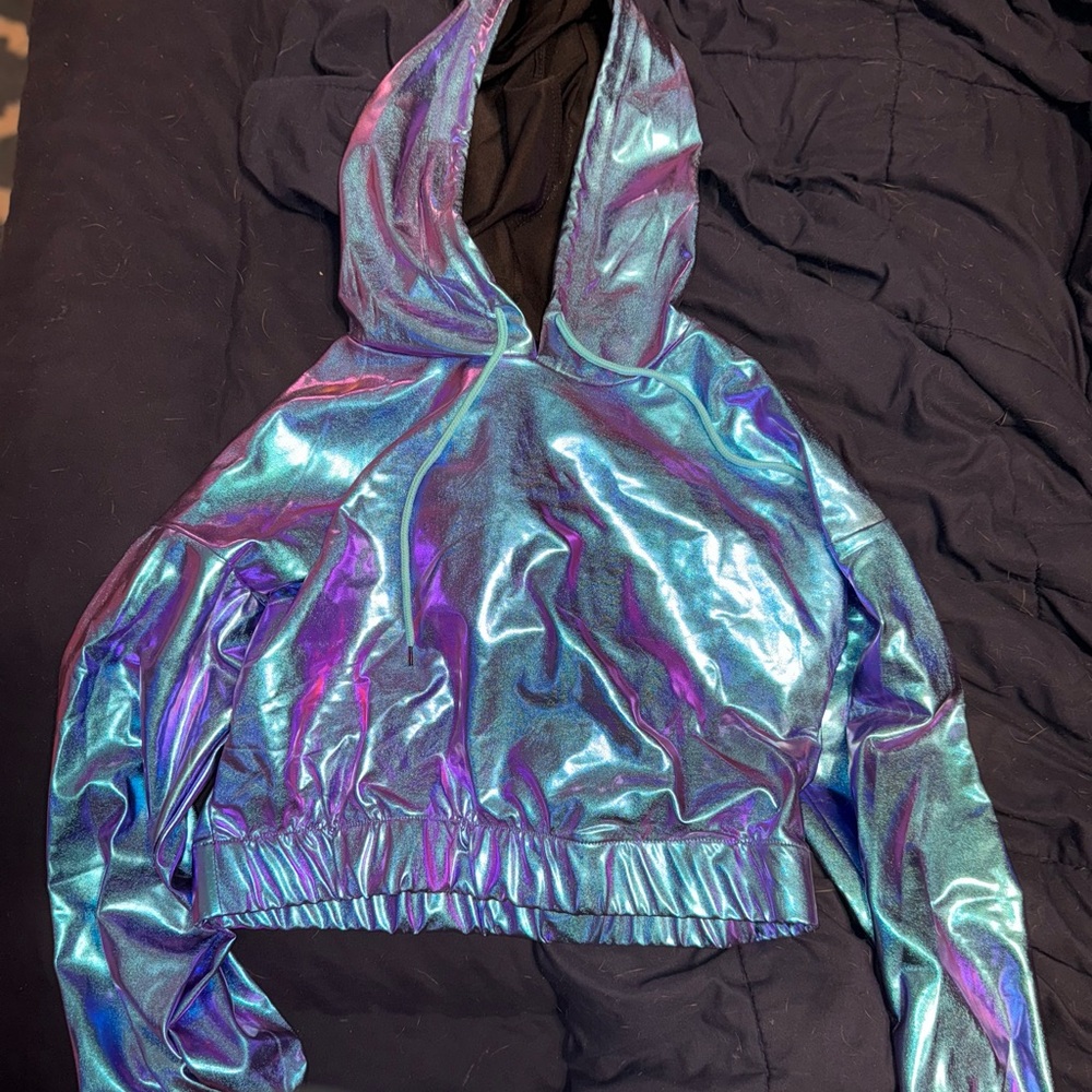 Holographic Iridescent Hoodie